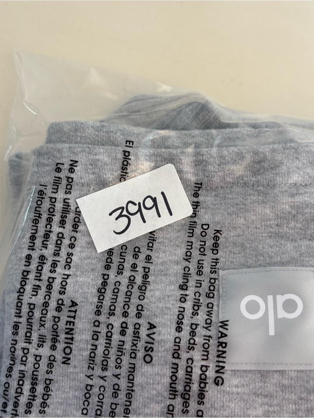 ALO Yoga Small Cropped Serenity Coverup Fleece Sweatshirt Top Ribbed Neck Gray - Picture 12 of 14